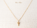 The Cross Yellow Gold項鍊