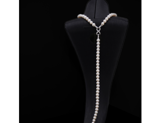 淡水珠項鍊『Y形兩用長鍊』8.5-9mm