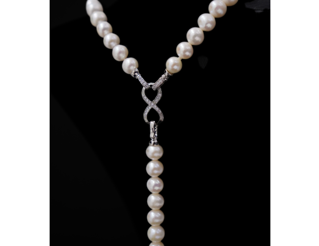 淡水珠項鍊『Y形兩用長鍊』8.5-9mm