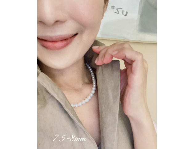 淡水珠項鍊 7.5-8mm
