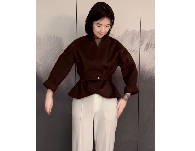 赫本外套 10%Cashmere 90%wool 