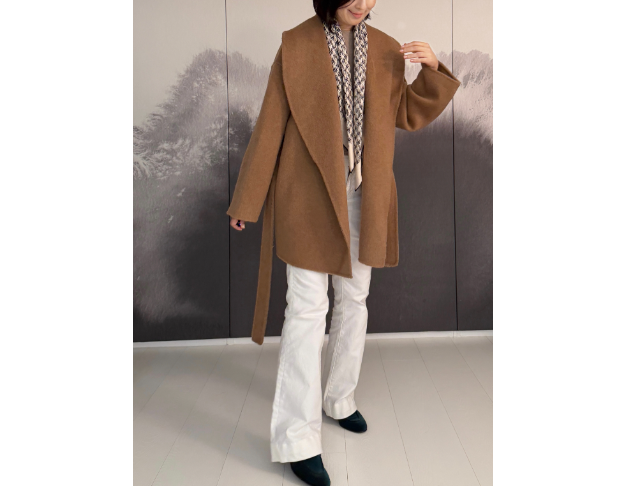 100%駱駝絨駝色外套