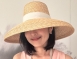 義大利白色緞帶草帽