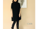 100%Cashmere 喀什米爾黑色斗篷毛衣