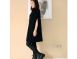100%Cashmere 喀什米爾黑色斗篷毛衣
