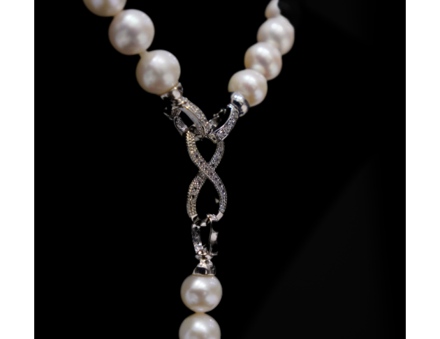 淡水珠項鍊『Y形兩用長鍊』8.5-9mm