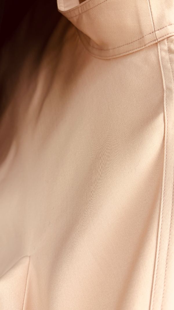 粉色段面長袖上衣